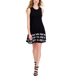 Style & Co Petite Tie-Dye Sleeveless A-Line Dress NWT